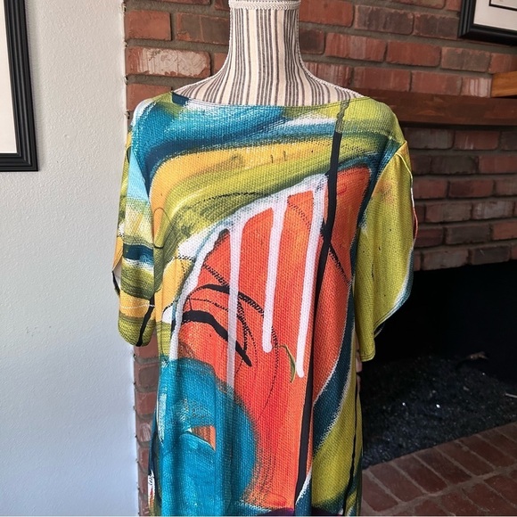 NWT Le Galeriste Tropical Dreams Dress by Keri Robinson Sz L - Picture 2 of 9